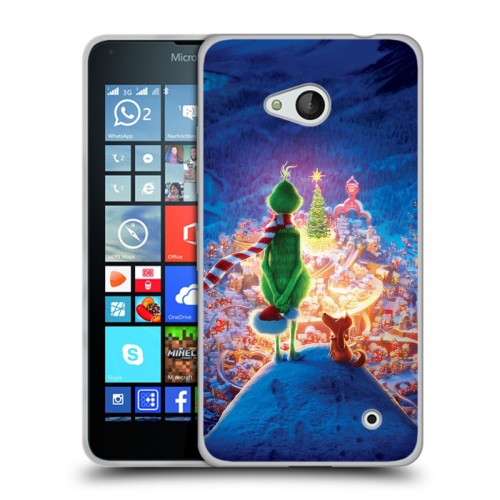 Дизайнерский пластиковый чехол для Microsoft Lumia 640 Happy 2020