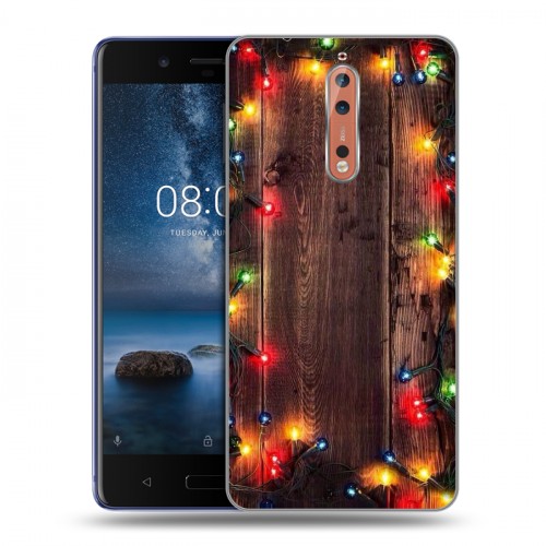 Дизайнерский пластиковый чехол для Nokia 8 Happy 2020