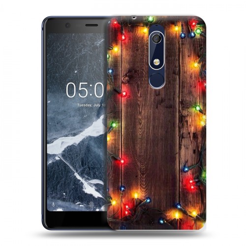 Дизайнерский пластиковый чехол для Nokia 5.1 Happy 2020