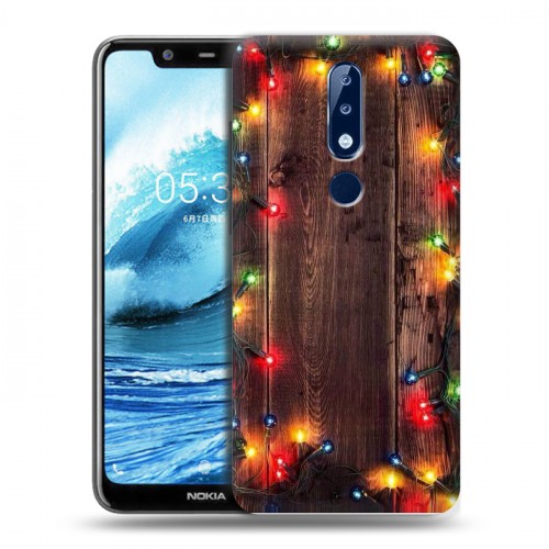 Дизайнерский силиконовый чехол для Nokia 5.1 Plus Happy 2020