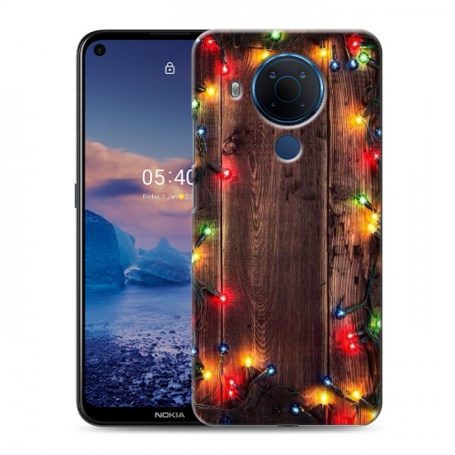 Дизайнерский силиконовый чехол для Nokia 5.4 Happy 2020