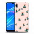 Дизайнерский пластиковый чехол для Huawei Y6 (2019) Happy 2020