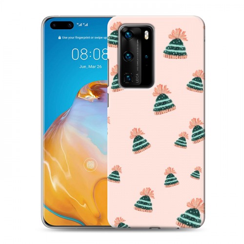 Дизайнерский пластиковый чехол для Huawei P40 Pro Happy 2020