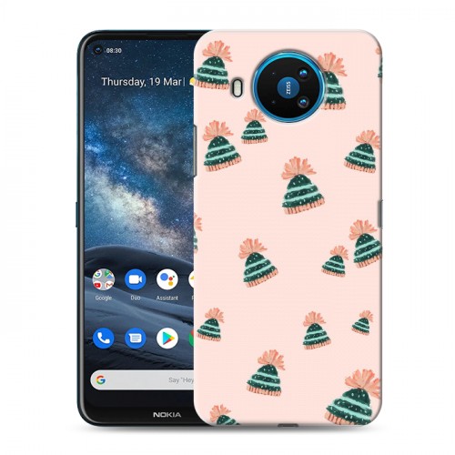 Дизайнерский силиконовый чехол для Nokia 8.3 Happy 2020