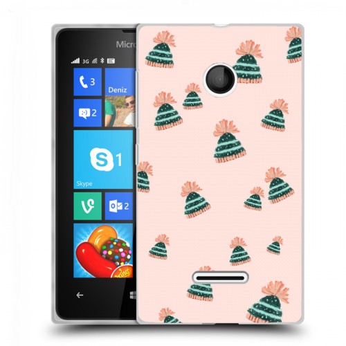 Дизайнерский пластиковый чехол для Microsoft Lumia 435 Happy 2020