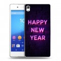 Дизайнерский пластиковый чехол для Sony Xperia Z3+ Happy 2020