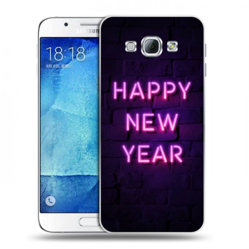 Дизайнерский пластиковый чехол для Samsung Galaxy A8 Happy 2020