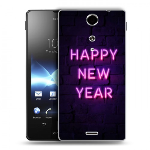 Дизайнерский пластиковый чехол для Sony Xperia TX Happy 2020