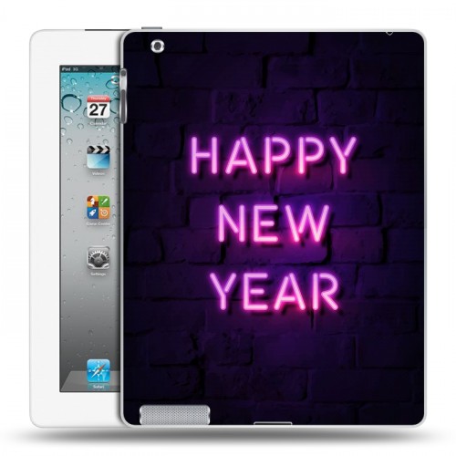 Дизайнерский пластиковый чехол для Ipad 2/3/4 Happy 2020