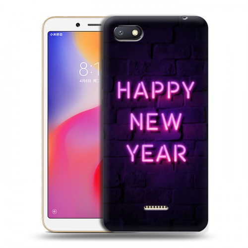 Дизайнерский пластиковый чехол для Xiaomi RedMi 6A Happy 2020