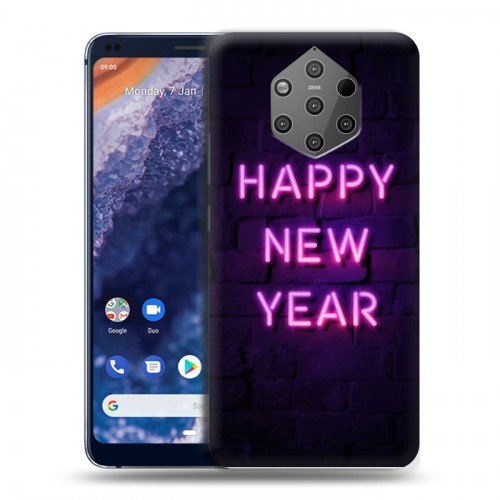 Дизайнерский силиконовый чехол для Nokia 9 PureView Happy 2020