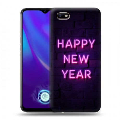 Дизайнерский пластиковый чехол для OPPO A1k Happy 2020