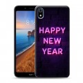 Дизайнерский силиконовый чехол для Xiaomi RedMi 7A Happy 2020