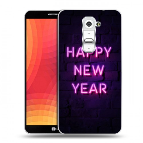 Дизайнерский пластиковый чехол для LG Optimus G2 Happy 2020