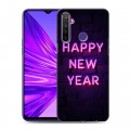 Дизайнерский силиконовый чехол для Realme 5 Happy 2020