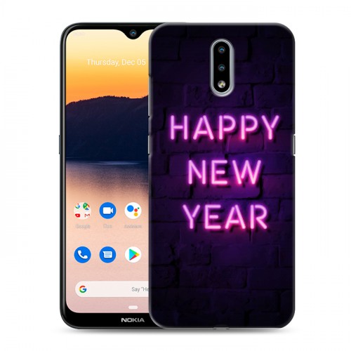 Дизайнерский пластиковый чехол для Nokia 2.3 Happy 2020