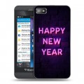 Дизайнерский пластиковый чехол для BlackBerry Z10 Happy 2020