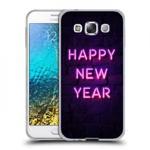 Дизайнерский пластиковый чехол для Samsung Galaxy E5 Happy 2020