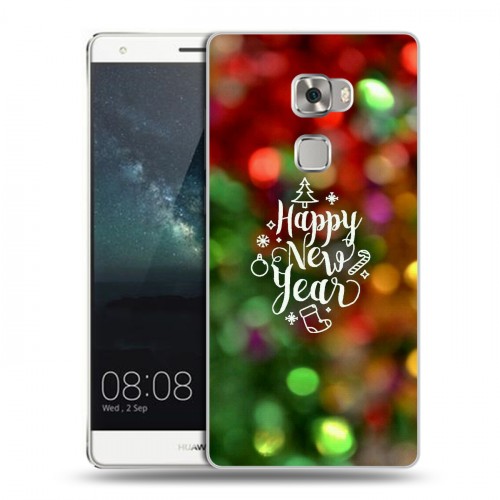 Дизайнерский пластиковый чехол для Huawei Mate S Happy 2020