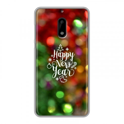 Дизайнерский пластиковый чехол для Nokia 6 Happy 2020