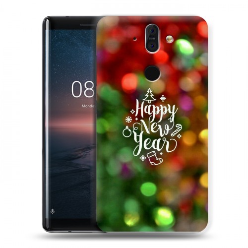 Дизайнерский силиконовый чехол для Nokia 8 Sirocco Happy 2020