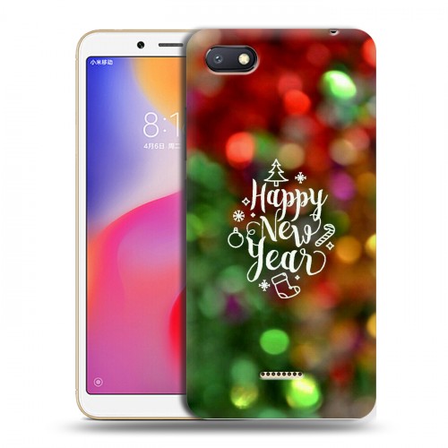 Дизайнерский пластиковый чехол для Xiaomi RedMi 6A Happy 2020