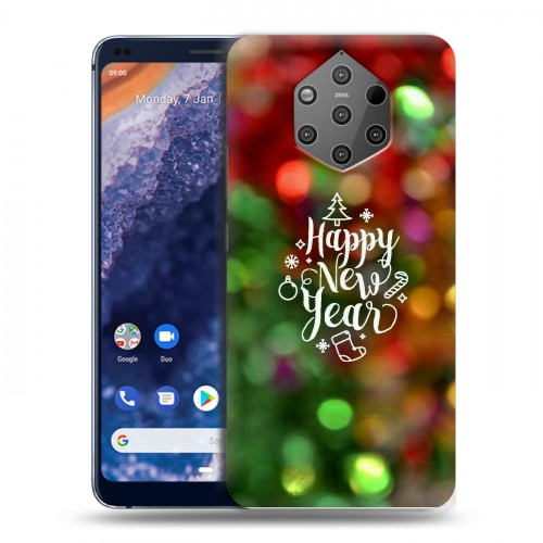 Дизайнерский силиконовый чехол для Nokia 9 PureView Happy 2020