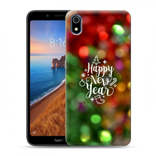 Дизайнерский силиконовый чехол для Xiaomi RedMi 7A Happy 2020