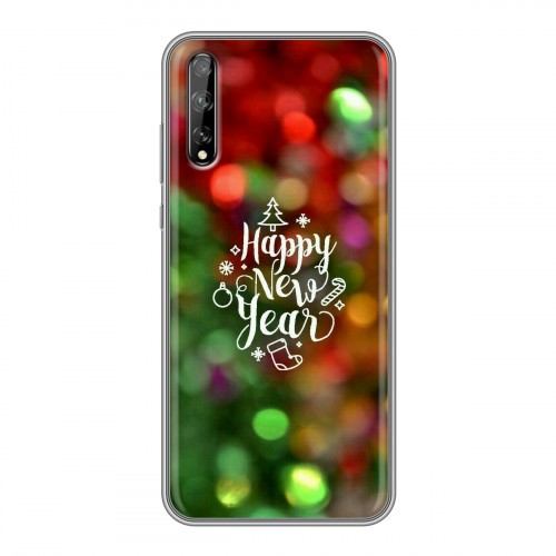 Дизайнерский силиконовый чехол для Huawei Y8p Happy 2020