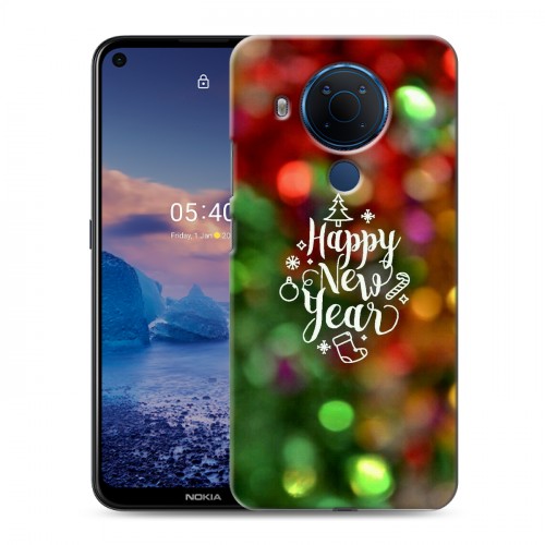 Дизайнерский силиконовый чехол для Nokia 5.4 Happy 2020