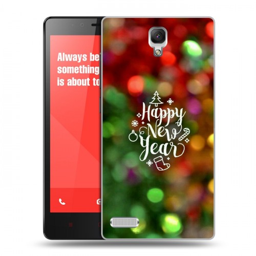 Дизайнерский пластиковый чехол для Xiaomi RedMi Note Happy 2020