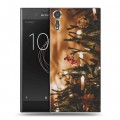 Дизайнерский пластиковый чехол для Sony Xperia XZs Happy 2020