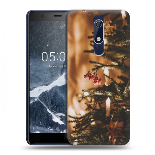 Дизайнерский пластиковый чехол для Nokia 5.1 Happy 2020