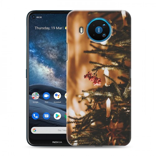 Дизайнерский силиконовый чехол для Nokia 8.3 Happy 2020