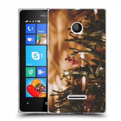 Дизайнерский пластиковый чехол для Microsoft Lumia 435 Happy 2020