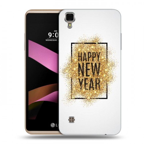 Дизайнерский пластиковый чехол для LG X Style Happy 2020