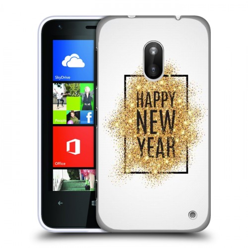 Дизайнерский пластиковый чехол для Nokia Lumia 620 Happy 2020