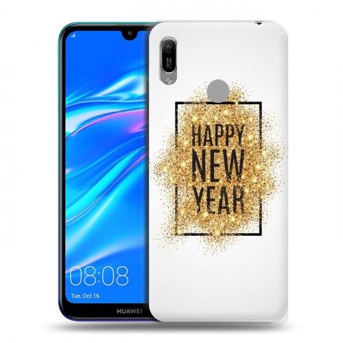 Дизайнерский пластиковый чехол для Huawei Y6 (2019) Happy 2020