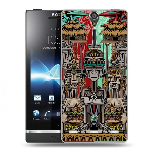 Дизайнерский пластиковый чехол для Sony Xperia S Мистические божества