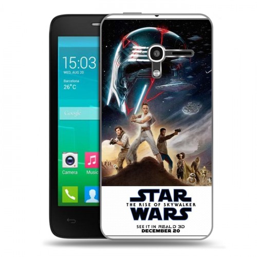 Дизайнерский пластиковый чехол для Alcatel One Touch Pop D3 Звездные войны