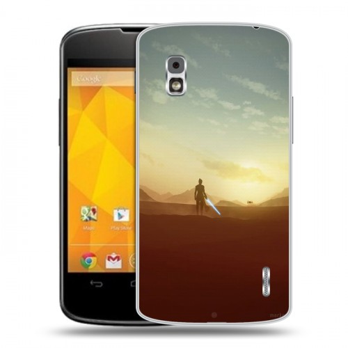 Дизайнерский пластиковый чехол для LG Google Nexus 4 Звездные войны