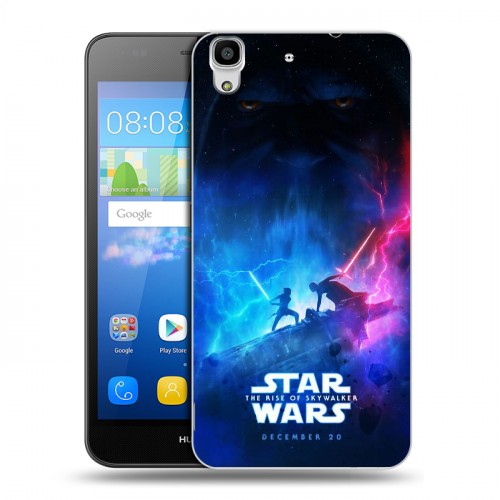 Дизайнерский пластиковый чехол для Huawei Y6 Звездные войны