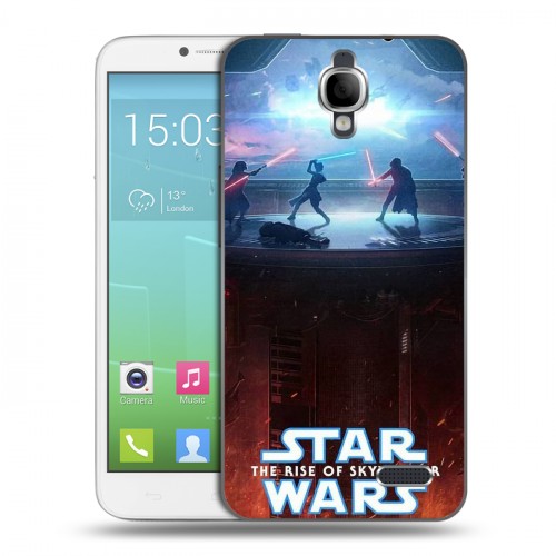 Дизайнерский силиконовый чехол для Alcatel One Touch Idol Звездные войны