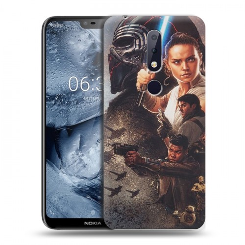 Дизайнерский силиконовый чехол для Nokia 6.1 Plus Звездные войны