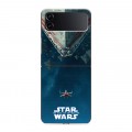 Дизайнерский пластиковый чехол для Samsung Galaxy Z Flip 4 Звездные войны