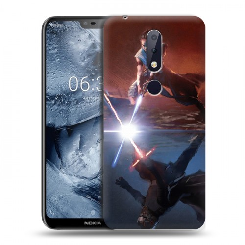 Дизайнерский силиконовый чехол для Nokia 6.1 Plus Звездные войны