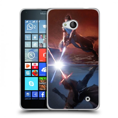 Дизайнерский пластиковый чехол для Microsoft Lumia 640 Звездные войны