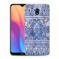 Дизайнерский силиконовый с усиленными углами чехол для Xiaomi RedMi 8A Китайские вазы