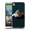 Дизайнерский пластиковый чехол для HTC Desire 816 Романтика путешествий