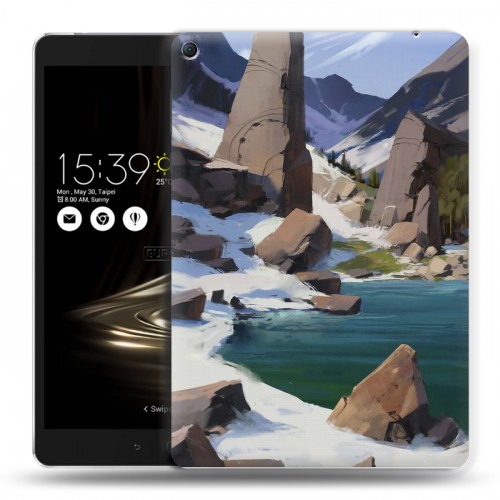 Дизайнерский силиконовый чехол для Asus ZenPad 3S 10 LTE Романтика путешествий